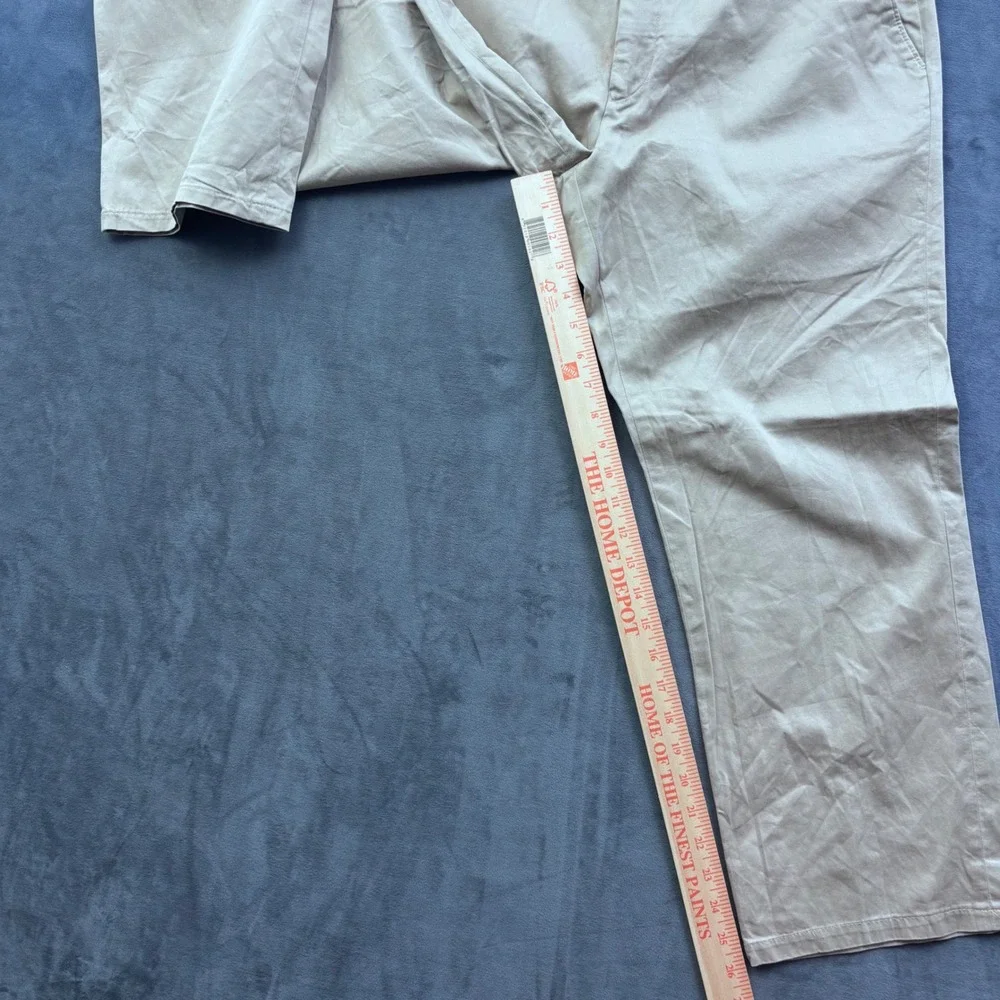 Lauren Ralph Lauren Slim Fit Chino Pants Tan Cotton Twill 33x26 Mens
